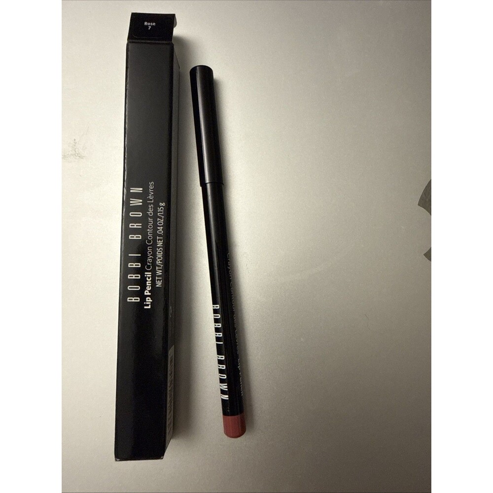 Bobbi Brown Lip Pencil Crayon Full Size #7 Rose 0.4oz NIB